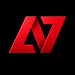 ic7 Game logo with a bold red geometric design on a black background.